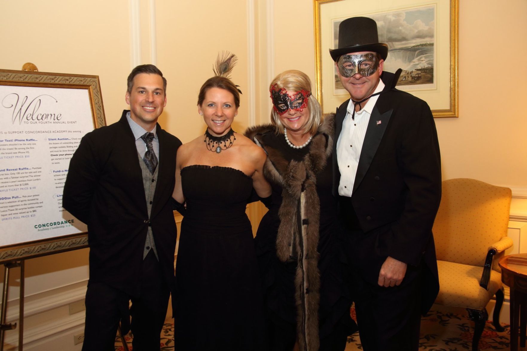 Larry and Mieka Puzniak, Virginia and John Howell